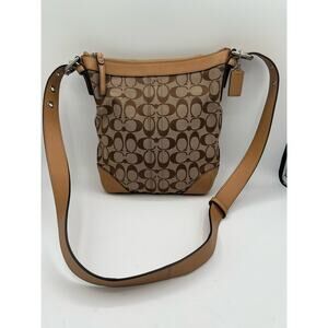 Coach Handbag Signature slim duffle crossbody EUC